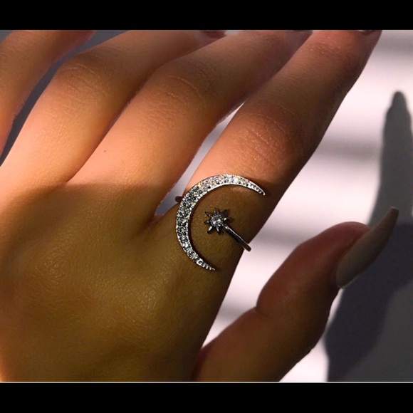 Shiny + sparkling ring with rhinestones - Picture 3 of 4